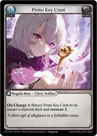 Proto Key Crest - Promotional Cards - Grand Archive TCG card