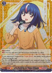 Elementaria Sanctitude (TDR) - DZ-SS11: Master Deckset -Hikari Myodo- - Cardfight Vanguard card
