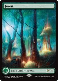 Forest (0035) - Secret Lair Showdown - Magic: The Gathering card