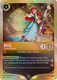 Ariel - Curious Traveler - Disney Lorcana Promo Cards - Disney Lorcana card