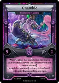 Gnawbie - Champion of aDrive - Creator Promos - Elestrals card
