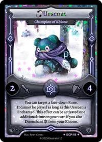 Urscoat - Champion of Khione - Divine Champions: Lifestream Promos - Elestrals card
