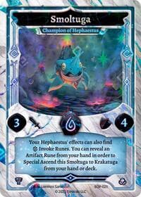 Smoltuga - Champion of Hephaestus - Elestrals Premier Packs - Elestrals card