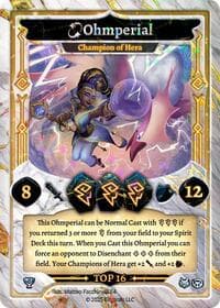 Ohmperial - Champion of Hera (TOP 16) - Elestrals Premier Packs - Elestrals card