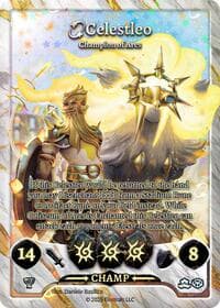 Celestleo - Champion of Ares (1ST) - Elestrals Premier Packs - Elestrals card