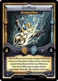 Griffuse - Champion of Zeus - Shattered Stars Chapter 3 [SS3] - Elestrals card