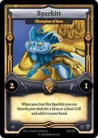 Sparkitt - Champion of Zeus - Shattered Stars Chapter 3 [SS3] - Elestrals card