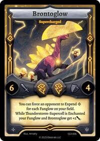 Brontoglow - Supercharged - Shattered Stars Chapter 3 [SS3] - Elestrals card