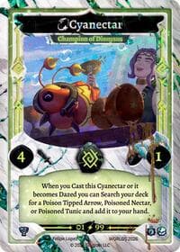 Cyanectar - Champion of Dionysus - World Championships 2026 - Elestrals card