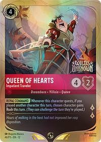 Queen of Hearts - Impatient Traveler - Disney Lorcana Promo Cards - Disney Lorcana card