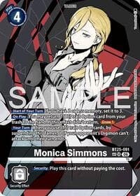 Monica Simmons (SP) - Dual Revolution - Digimon Card Game card