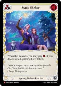 Static Shelter - Omens of the Third Age - Flesh and Blood TCG card