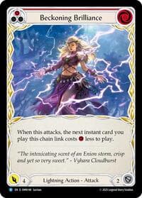 Beckoning Brilliance - Omens of the Third Age - Flesh and Blood TCG card