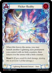 Flicker Reality - Omens of the Third Age - Flesh and Blood TCG card