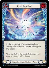 Core Reaction (Blue) - Omens of the Third Age - Flesh and Blood TCG card
