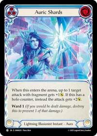 Auric Shards (Blue) - Omens of the Third Age - Flesh and Blood TCG card