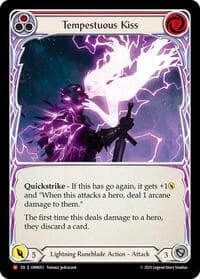 Tempestuous Kiss - Omens of the Third Age - Flesh and Blood TCG card