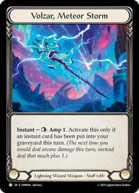 Volzar, Meteor Storm - Omens of the Third Age - Flesh and Blood TCG card