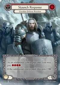 Staunch Response (Red) (Marvel) - TNP019 - Flesh and Blood: Promo Cards - Flesh and Blood TCG card