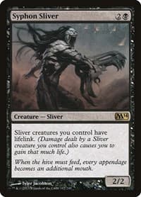 Syphon Sliver - Magic 2014 (M14) - Magic: The Gathering card
