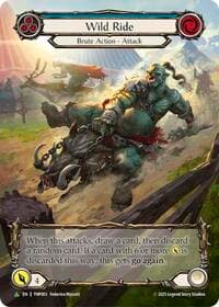Wild Ride (Blue) (Marvel) - TNP003 - Flesh and Blood: Promo Cards - Flesh and Blood TCG card
