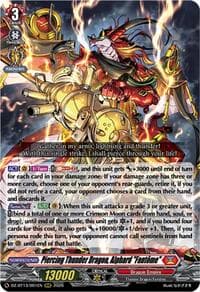 Piercing Thunder Dragon, Alphard "Fantome" - DZ-BT13: Parallactic Clash - Cardfight Vanguard card