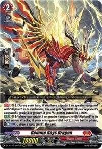 Gamma Rays Dragon - DZ-BT13: Parallactic Clash - Cardfight Vanguard card