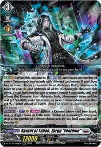 Savant of Taboo, Zorga "Fantome" - DZ-BT13: Parallactic Clash - Cardfight Vanguard card