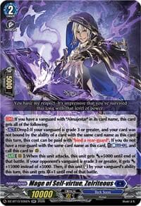 Mage of Self-virtue, Zelriteous - DZ-BT13: Parallactic Clash - Cardfight Vanguard card