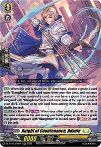 Knight of Countenance, Advole - DZ-BT13: Parallactic Clash - Cardfight Vanguard card