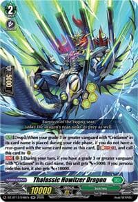 Thalassic Howitzer Dragon - DZ-BT13: Parallactic Clash - Cardfight Vanguard card