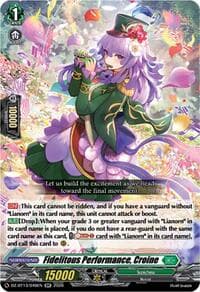 Fidelitous Performance, Croine - DZ-BT13: Parallactic Clash - Cardfight Vanguard card