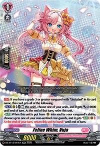 Feline Whim, Vuja - DZ-BT13: Parallactic Clash - Cardfight Vanguard card