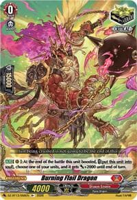 Burning Flail Dragon - DZ-BT13: Parallactic Clash - Cardfight Vanguard card