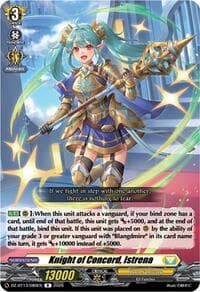 Knight of Concord, Istrena - DZ-BT13: Parallactic Clash - Cardfight Vanguard card