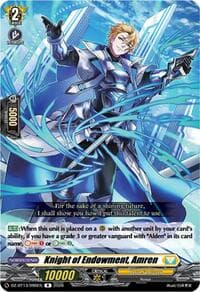 Knight of Endowment, Amren - DZ-BT13: Parallactic Clash - Cardfight Vanguard card