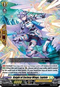Knight of Enclasp Wings, Lapinio - DZ-BT13: Parallactic Clash - Cardfight Vanguard card