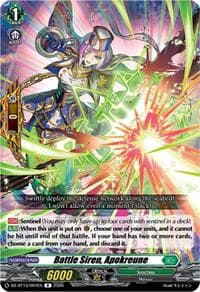 Battle Siren, Apokreune - DZ-BT13: Parallactic Clash - Cardfight Vanguard card