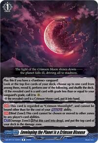 Enveloping the Planet is a Crimson Disease - DZ-BT13: Parallactic Clash - Cardfight Vanguard card