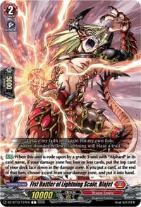 Fist Battler of Lightning Scale, Blajet - DZ-BT13: Parallactic Clash - Cardfight Vanguard card
