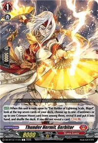 Thunder Hermit, Gerbitor - DZ-BT13: Parallactic Clash - Cardfight Vanguard card