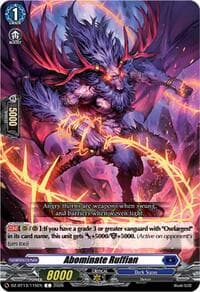 Abominate Ruffian - DZ-BT13: Parallactic Clash - Cardfight Vanguard card