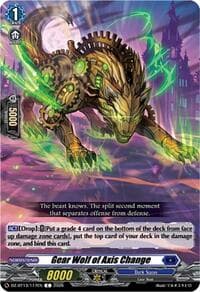Gear Wolf of Axis Change - DZ-BT13: Parallactic Clash - Cardfight Vanguard card