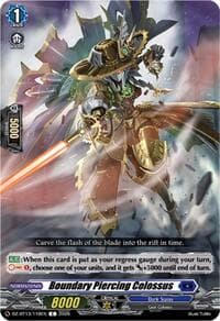 Boundary Piercing Colossus - DZ-BT13: Parallactic Clash - Cardfight Vanguard card