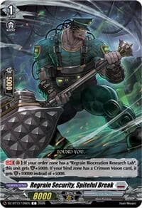 Regrain Security, Spiteful Break - DZ-BT13: Parallactic Clash - Cardfight Vanguard card