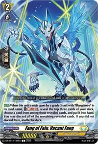 Fang of Fain, Vacant Fang - DZ-BT13: Parallactic Clash - Cardfight Vanguard card