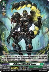 Unbreakable Scorperor - DZ-BT13: Parallactic Clash - Cardfight Vanguard card