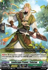 Landscape Pruner, Toleiran - DZ-BT13: Parallactic Clash - Cardfight Vanguard card