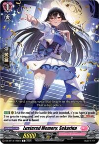 Lustered Memory, Sekarina - DZ-BT13: Parallactic Clash - Cardfight Vanguard card