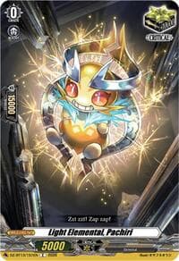 Light Elemental, Pachiri - DZ-BT13: Parallactic Clash - Cardfight Vanguard card